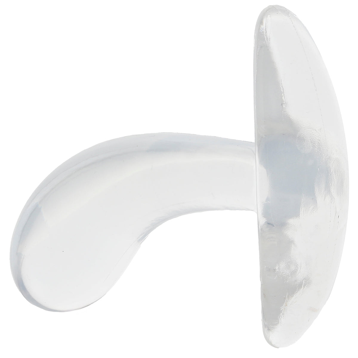 Crystal Jellies Curved Anal Trainer Set in Clear