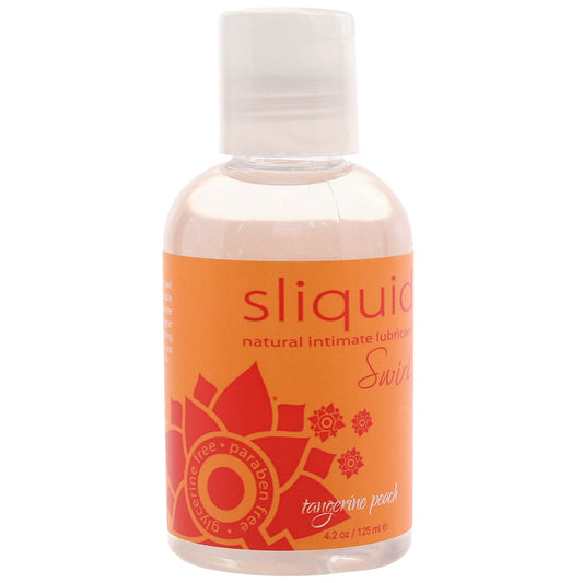 Swirl Flavored Lube 4.2oz/125ml in Tangerine Peach