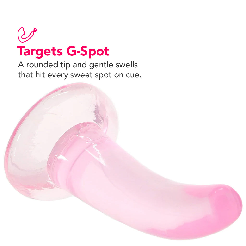 RealRock 5 Inch Slim Dildo in Pink