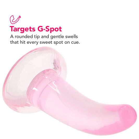 RealRock 5 Inch Slim Dildo in Pink