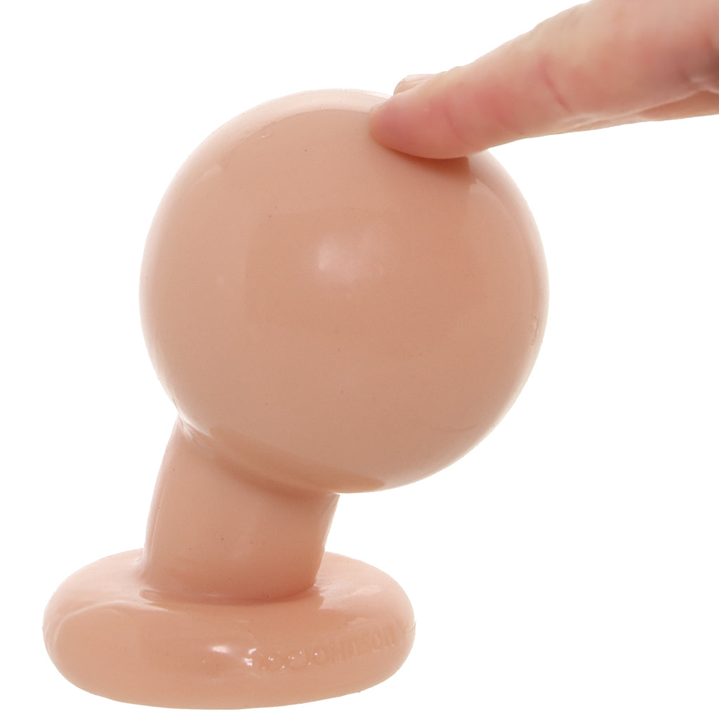 The Classic Large Round Butt Plug in Cream