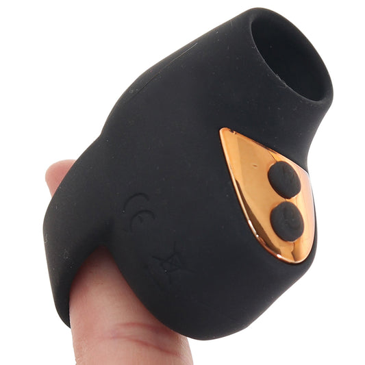 inmi Shegasm Mini Silicone Clitoral Suction Vibe in Black - Vibrators - HoneyHugs Canada