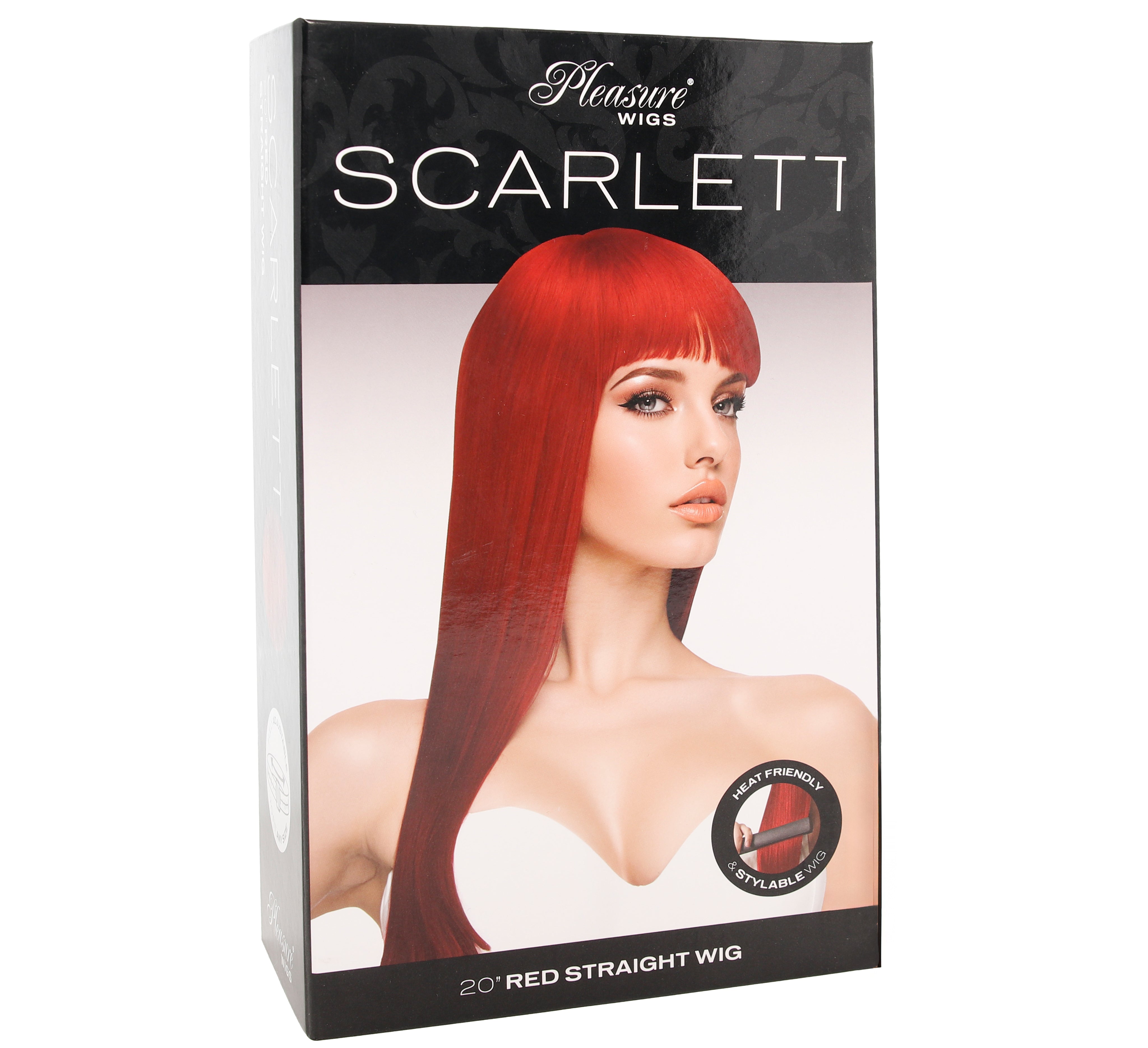 Scarlett Straight Wig in Red