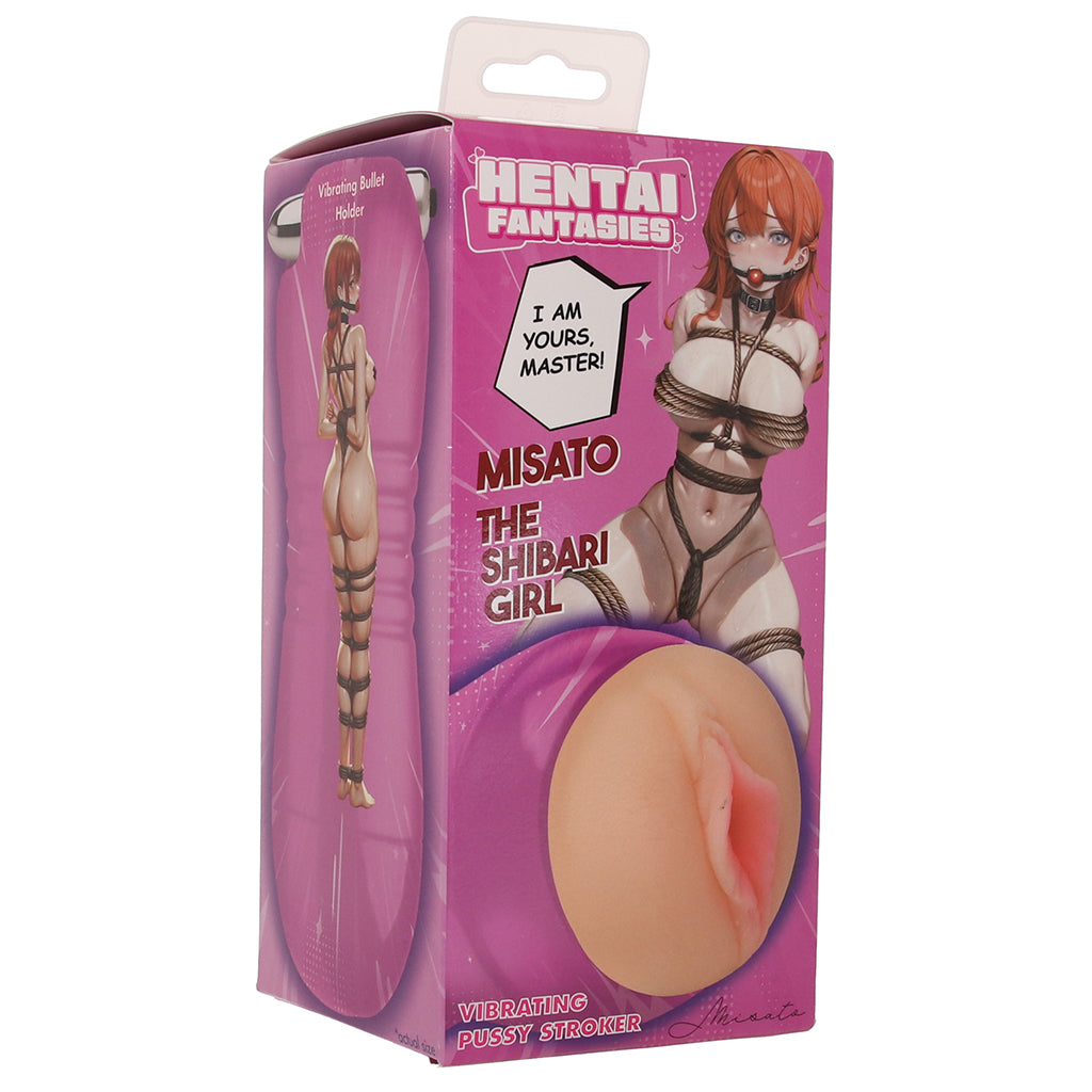 Hentai Fantasies Misato Shibari Girl Vibrating Stroker