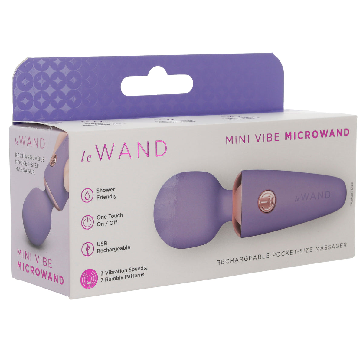 Le Wand Mini Micro Wand Vibe in Violet