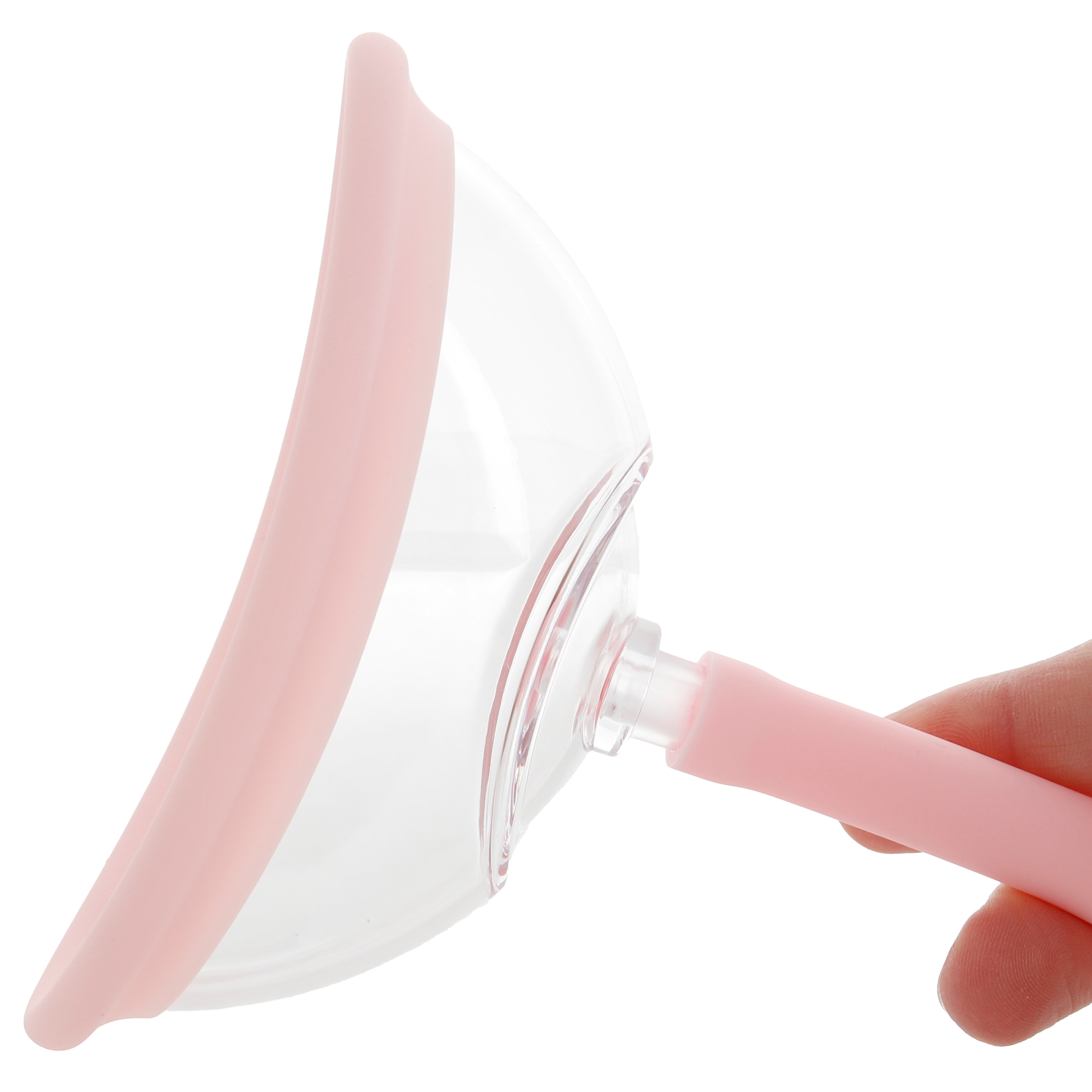 Pumped Vulva, Breast & Nipple Auto Suction Set in Rose