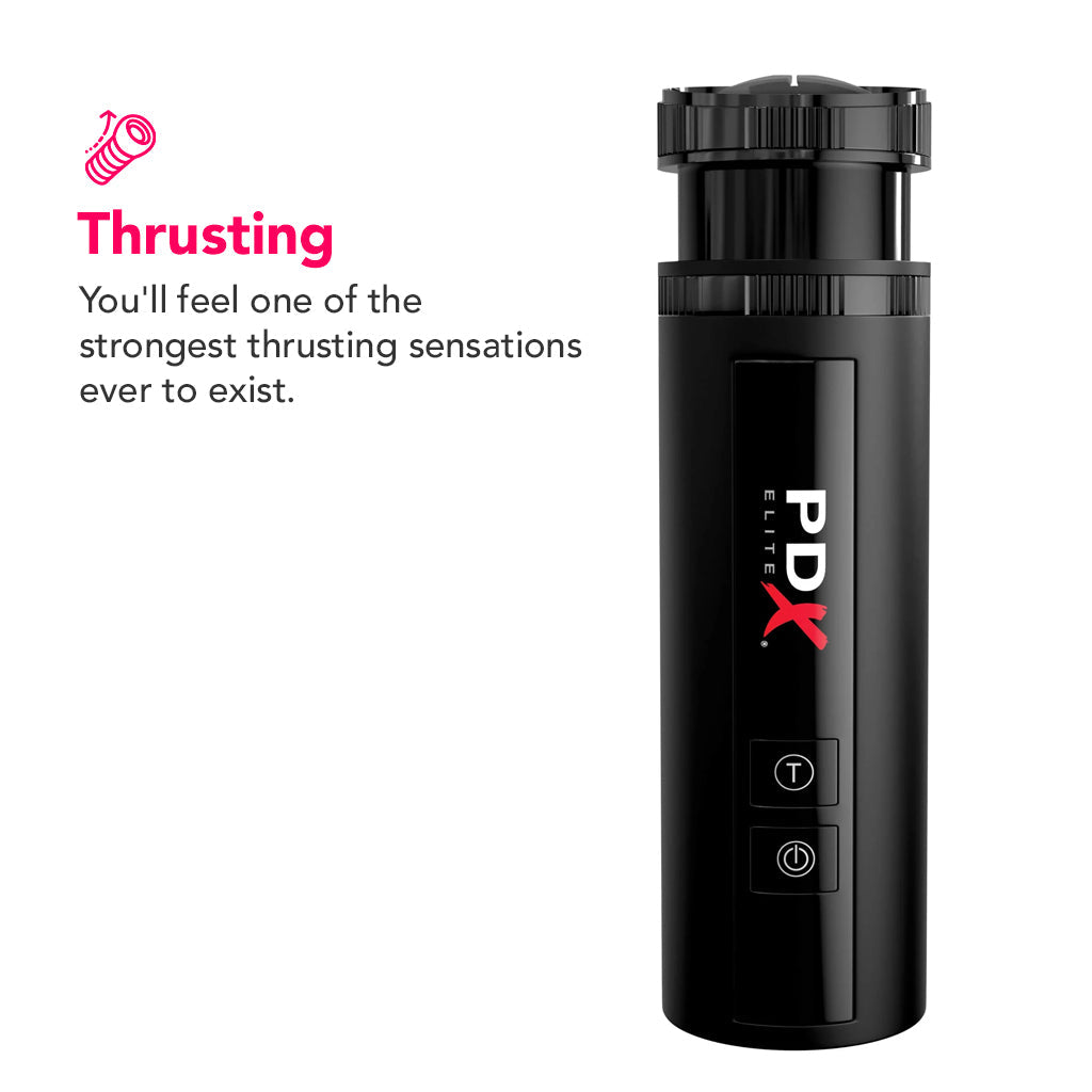 Pipedream Extreme Toyz Moto Bator X Thrusting Masturbator - Male Masturbators - HoneyHugs Canada (View 2)