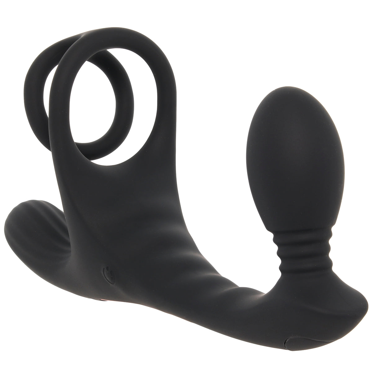 Triple Rush Vibrating Cock Ring & Anal Plug