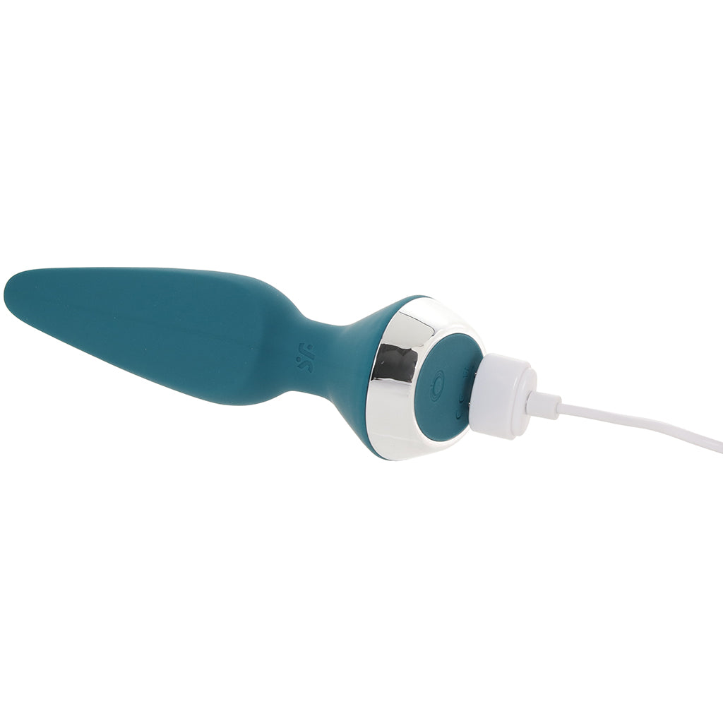 Satisfyer Satisfyer Plug-ilicious 1 Anal Vibe in Petrol - Vibrators - HoneyHugs Canada (View 7)