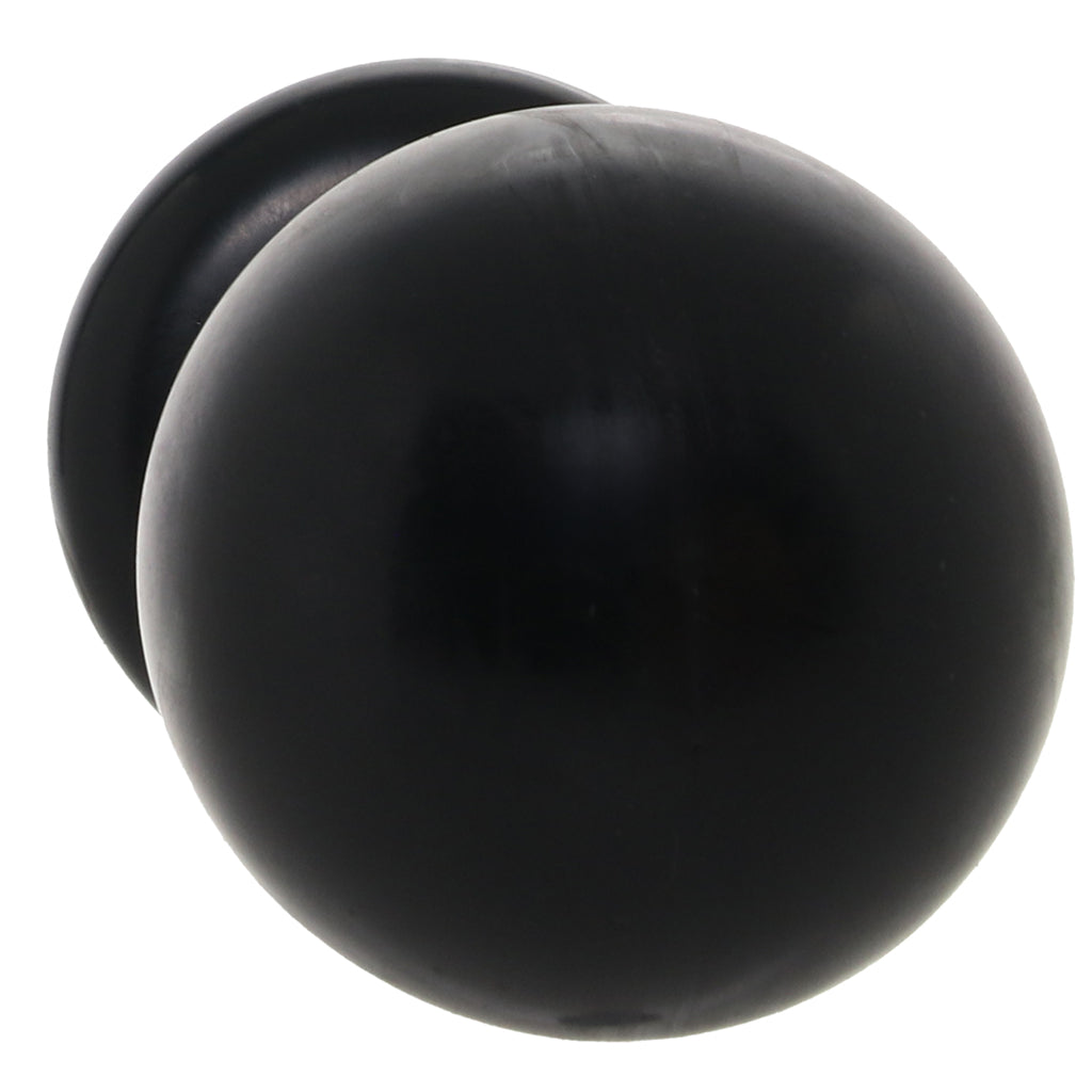 The Classic Round 3 Piece Butt Plug Set in Black