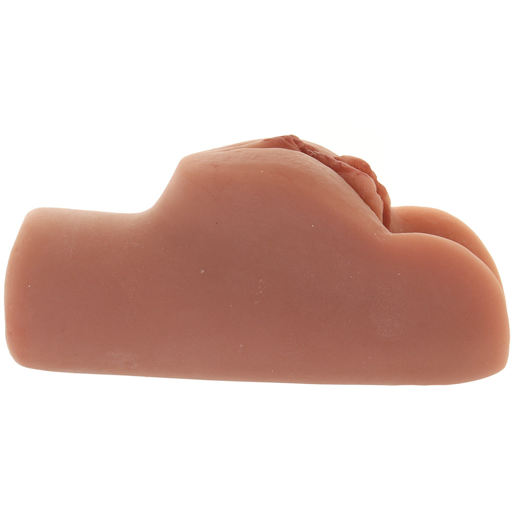 Pipedream Extreme Toyz PDX Plus Perfect Pussy Double Stroker in Tan - Male Masturbators - HoneyHugs Canada (View 3)
