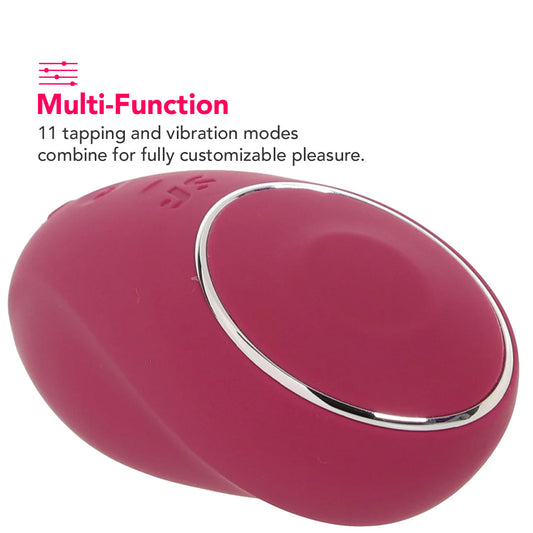 Satisfyer Tap & Climax 1 Tapping Vibe in Red