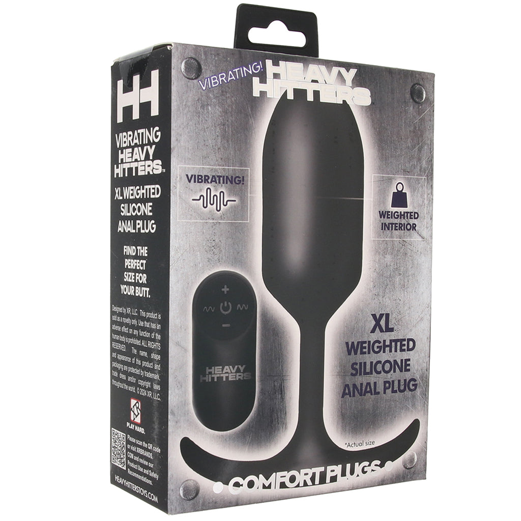 Heavy Hitters Weighted Silicone Anal Plug Vibe