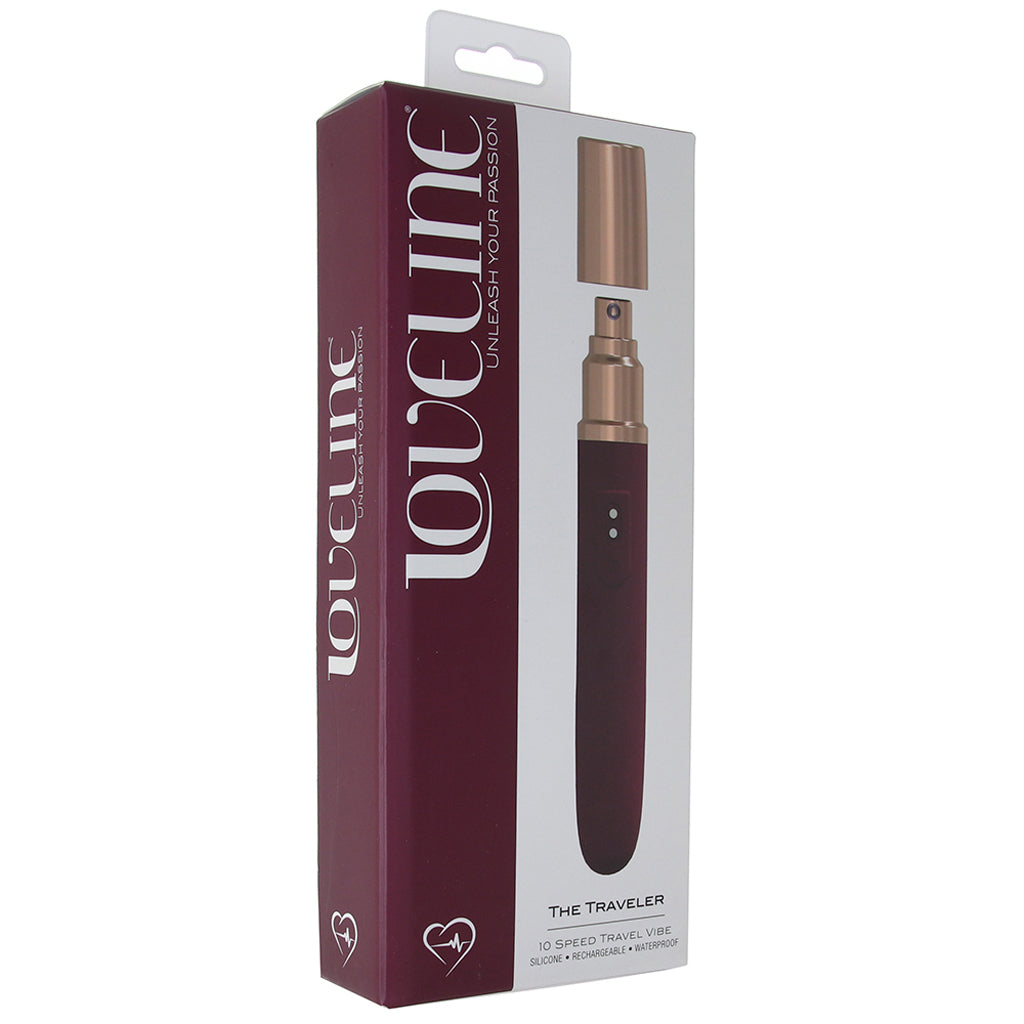 Loveline Loveline The Traveler Vibe in Burgundy - Vibrators - HoneyHugs Canada (View 6)