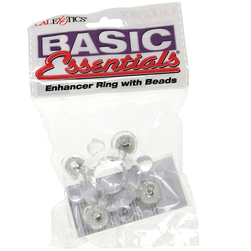 Basic Essential Enhancer Ring with Beads