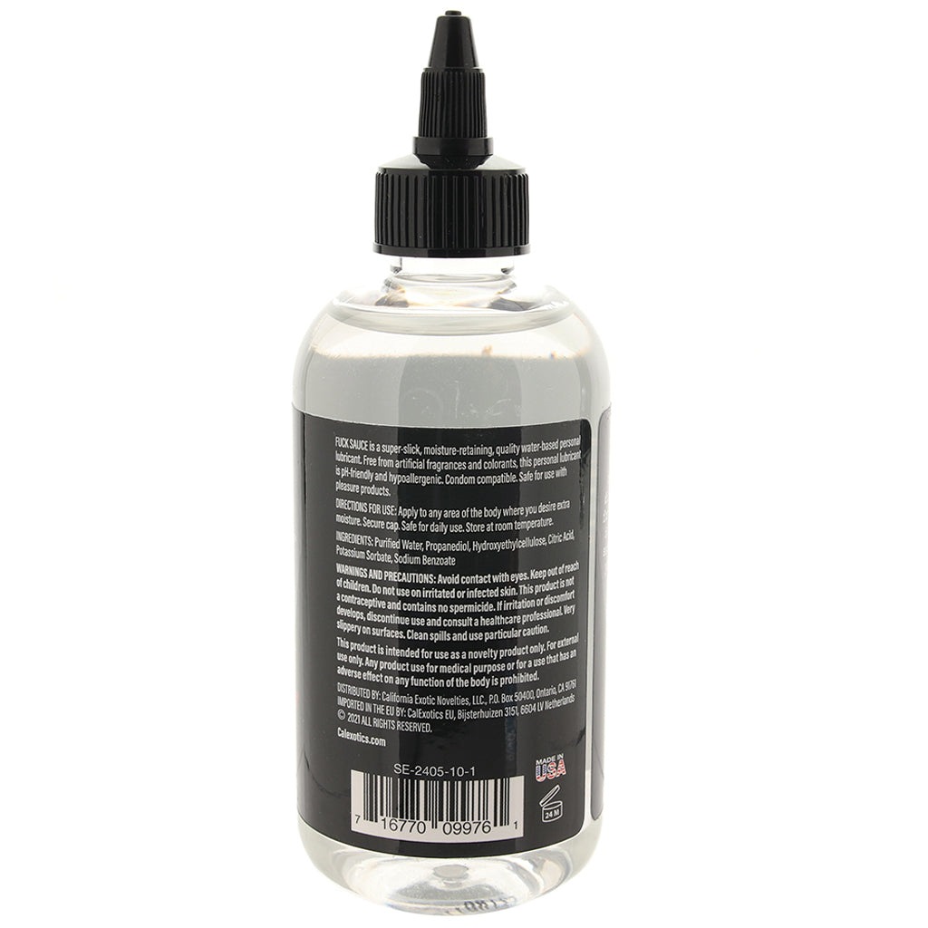 CalExotics F**k Sauce Water Based Lube: Premium, Hypoallergenic & pH-Balanced Glide