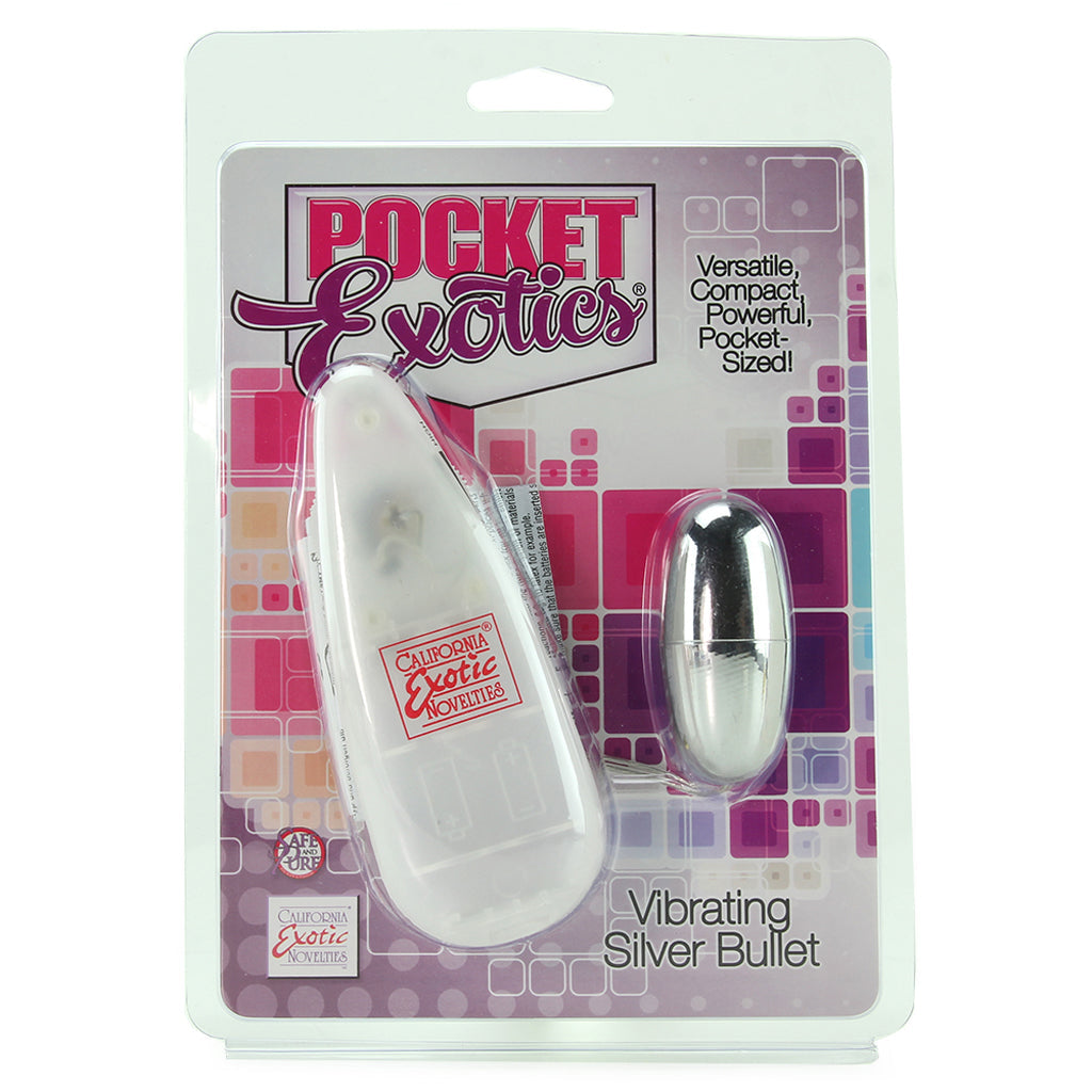 CalExotics Pocket Exotics Silver Bullet Vibe - Vibrators - HoneyHugs Canada (View 6)