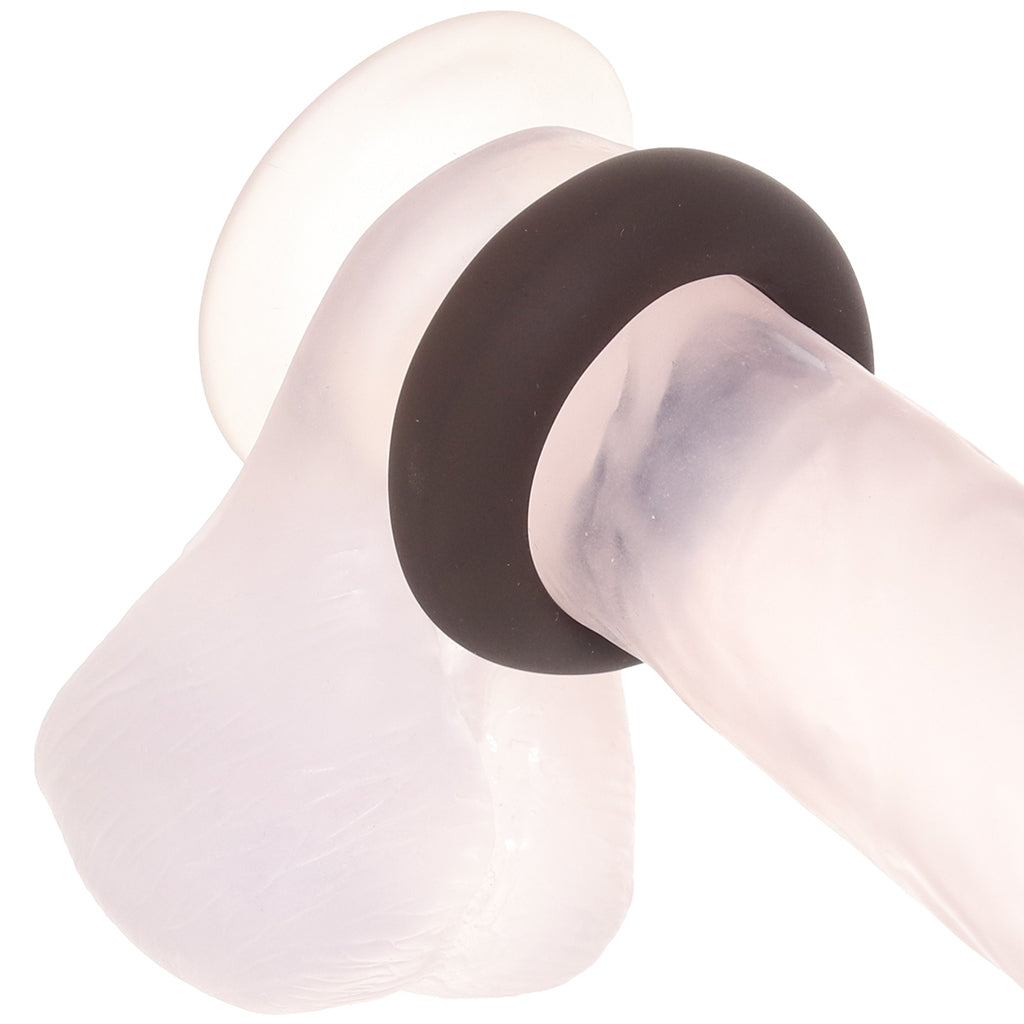 Gunner Liquid Silicone Super Stretch C-Ring in Dark