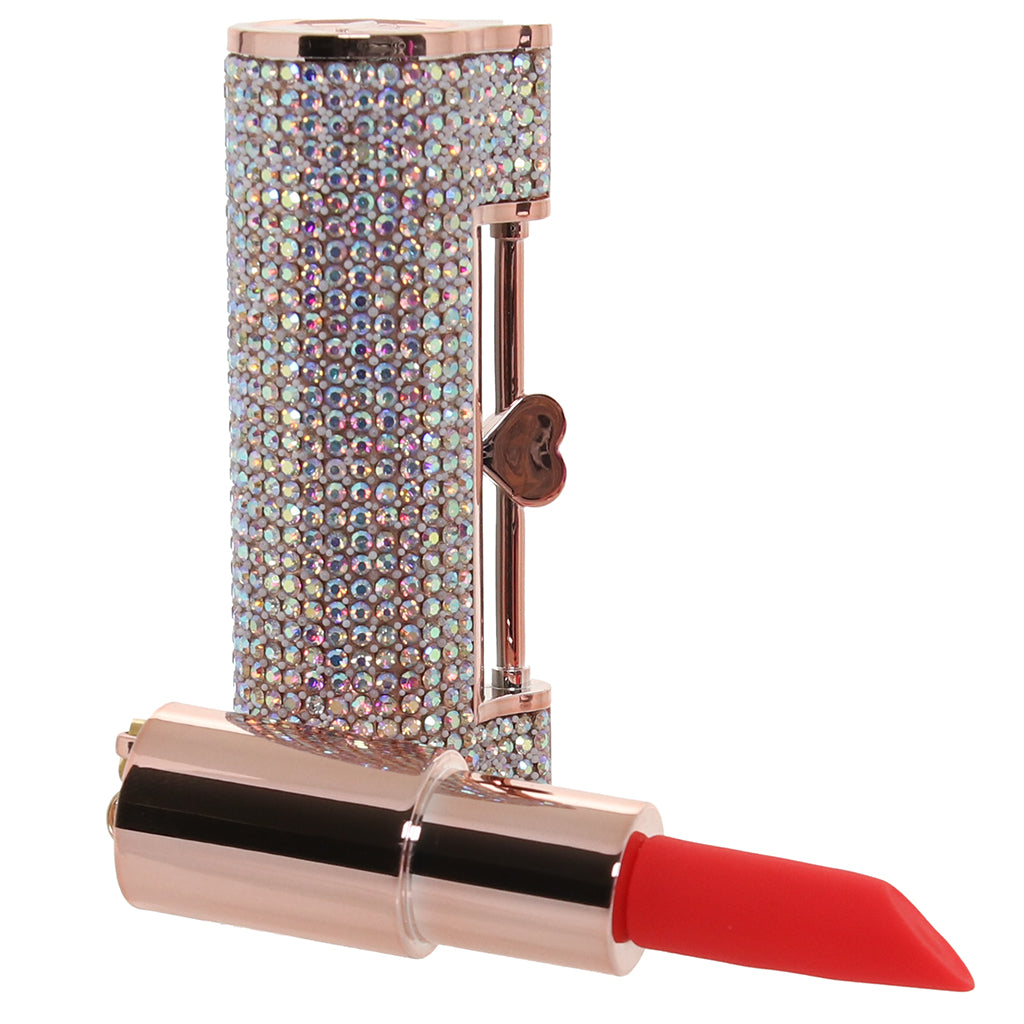 Loveline Loveline Diamond Lipstick Vibe with Attachments - Vibrators - HoneyHugs Canada (View 6)