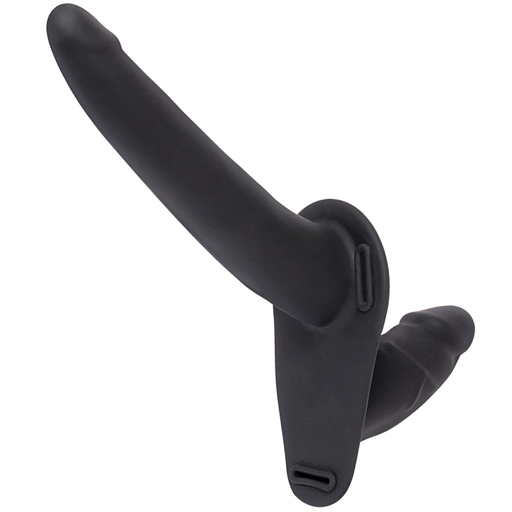 Lux Fetish Silicone Strap-On with Double Dildo