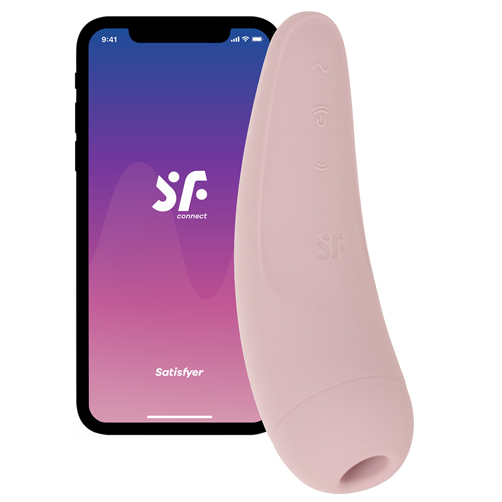 Satisfyer Satisfyer Curvy 2+ Air Pulse Stimulator in Pink - Vibrators - HoneyHugs Canada