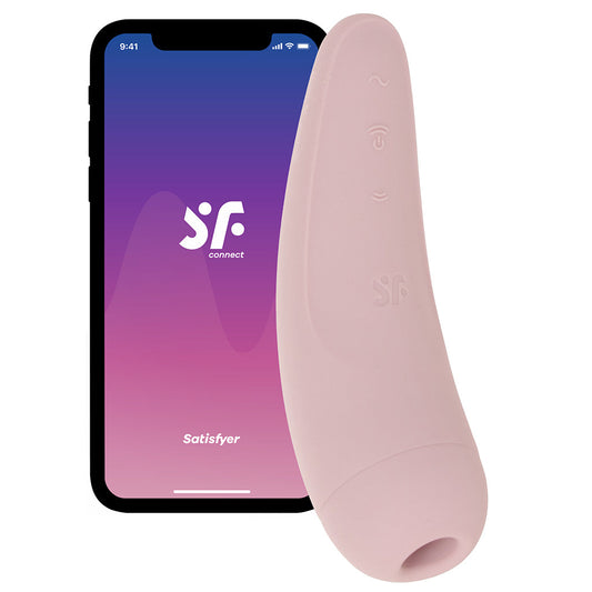 Satisfyer Satisfyer Curvy 2+ Air Pulse Stimulator in Pink - Vibrators - HoneyHugs Canada