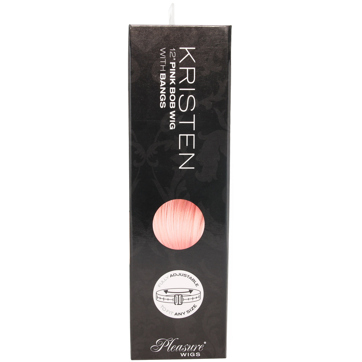 Kristen Bob Wig with Bangs in Pink