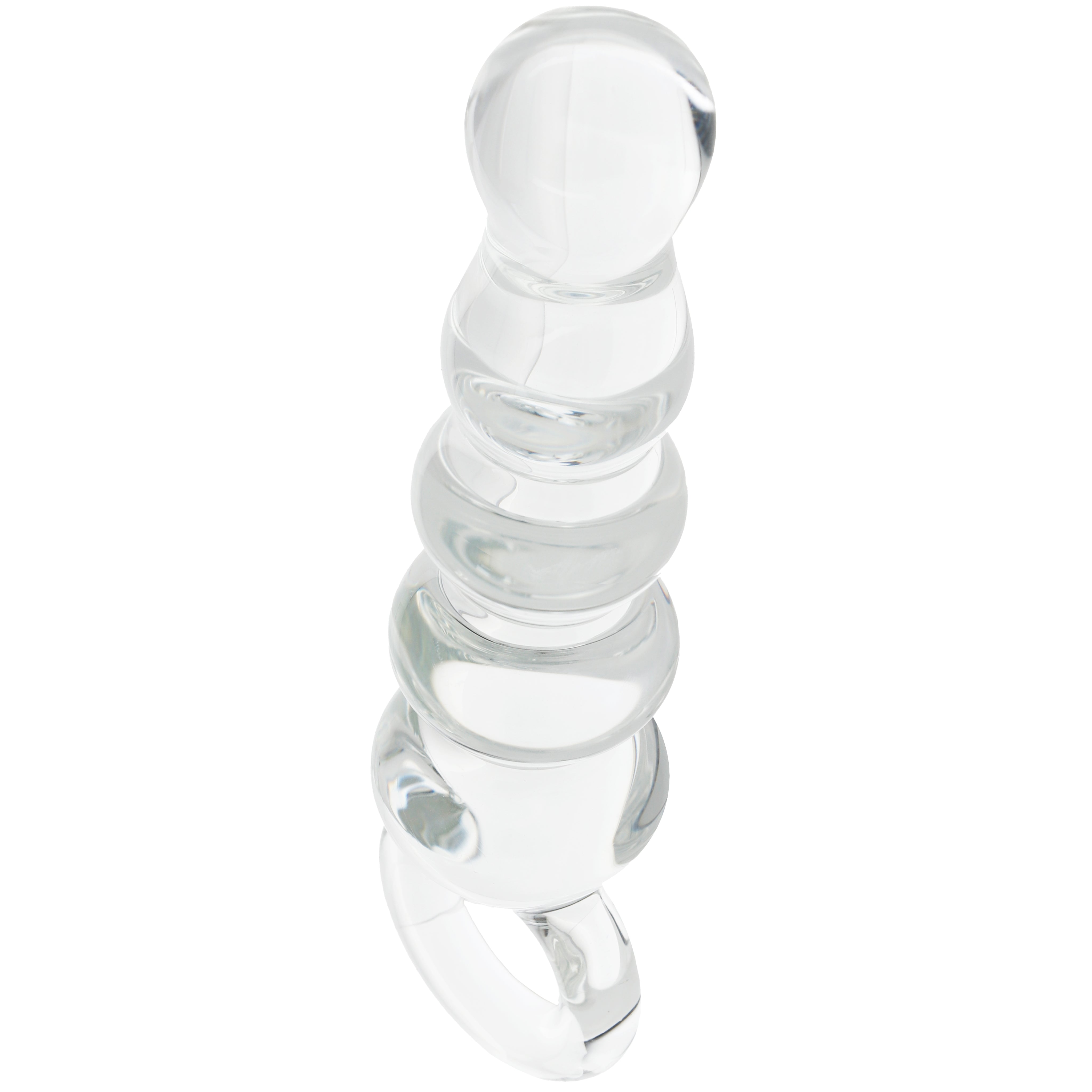 Clarity Hera's Tryst Beaded Glass Dildo