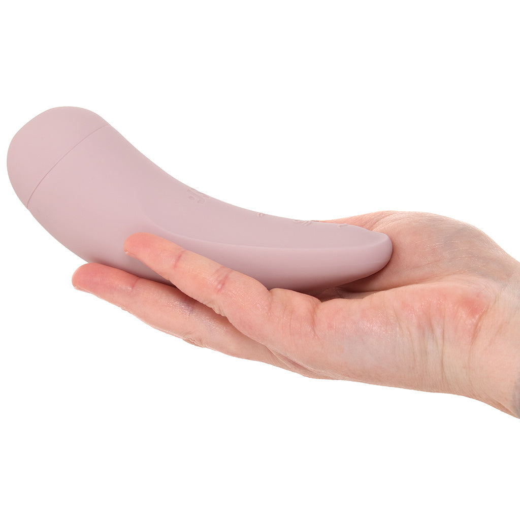 Satisfyer Satisfyer Curvy 2+ Air Pulse Stimulator in Pink - Vibrators - HoneyHugs Canada (View 4)