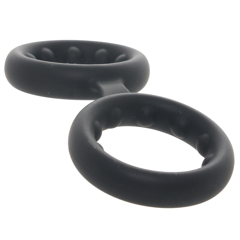 Rock Solid Double Stamina Rings with Metal Beads