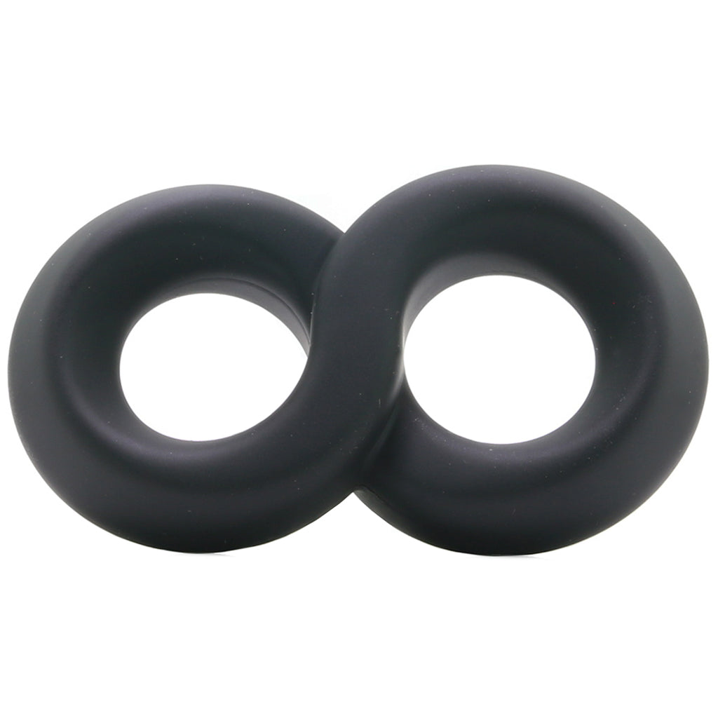 Renegade Black Infinity Ring: Super Stretchable Dual Enhancement for Unforgettable Pleasure