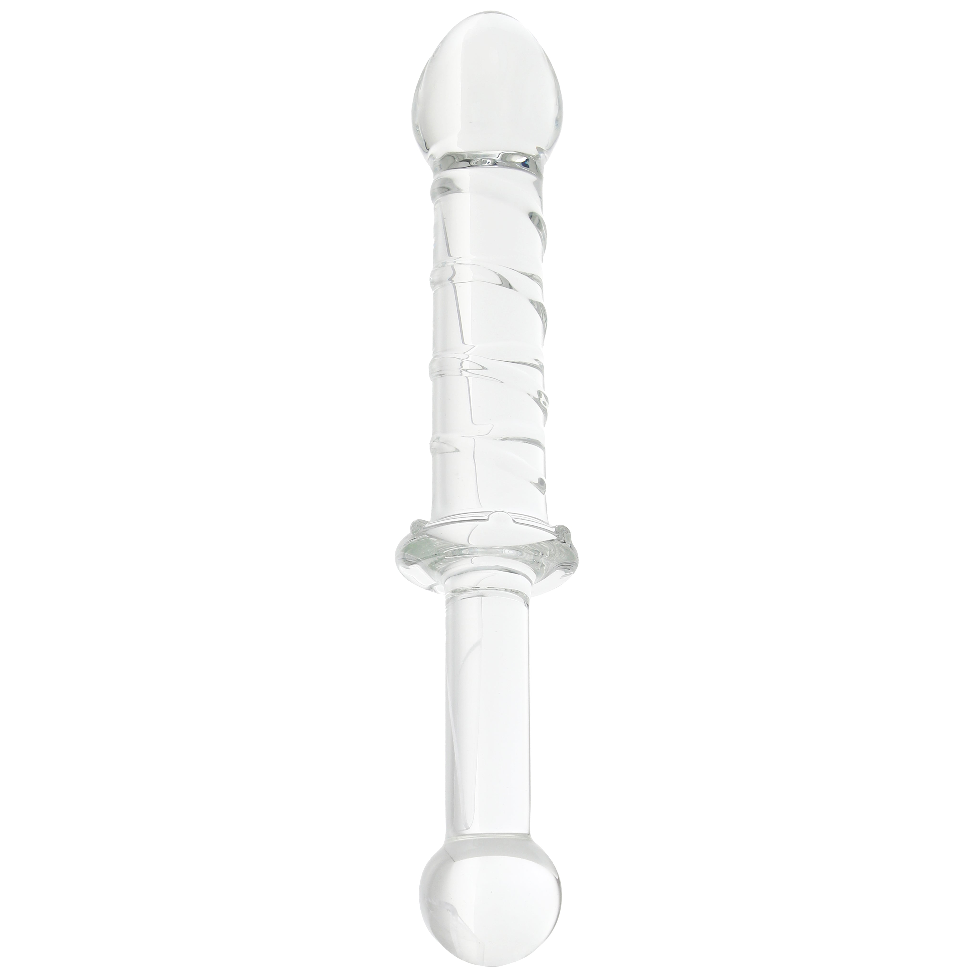 Clarity Elysian Swirl Heavenly Helix Glass Dildo