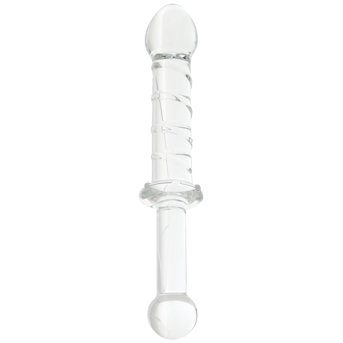 Clarity Elysian Swirl Heavenly Helix Glass Dildo