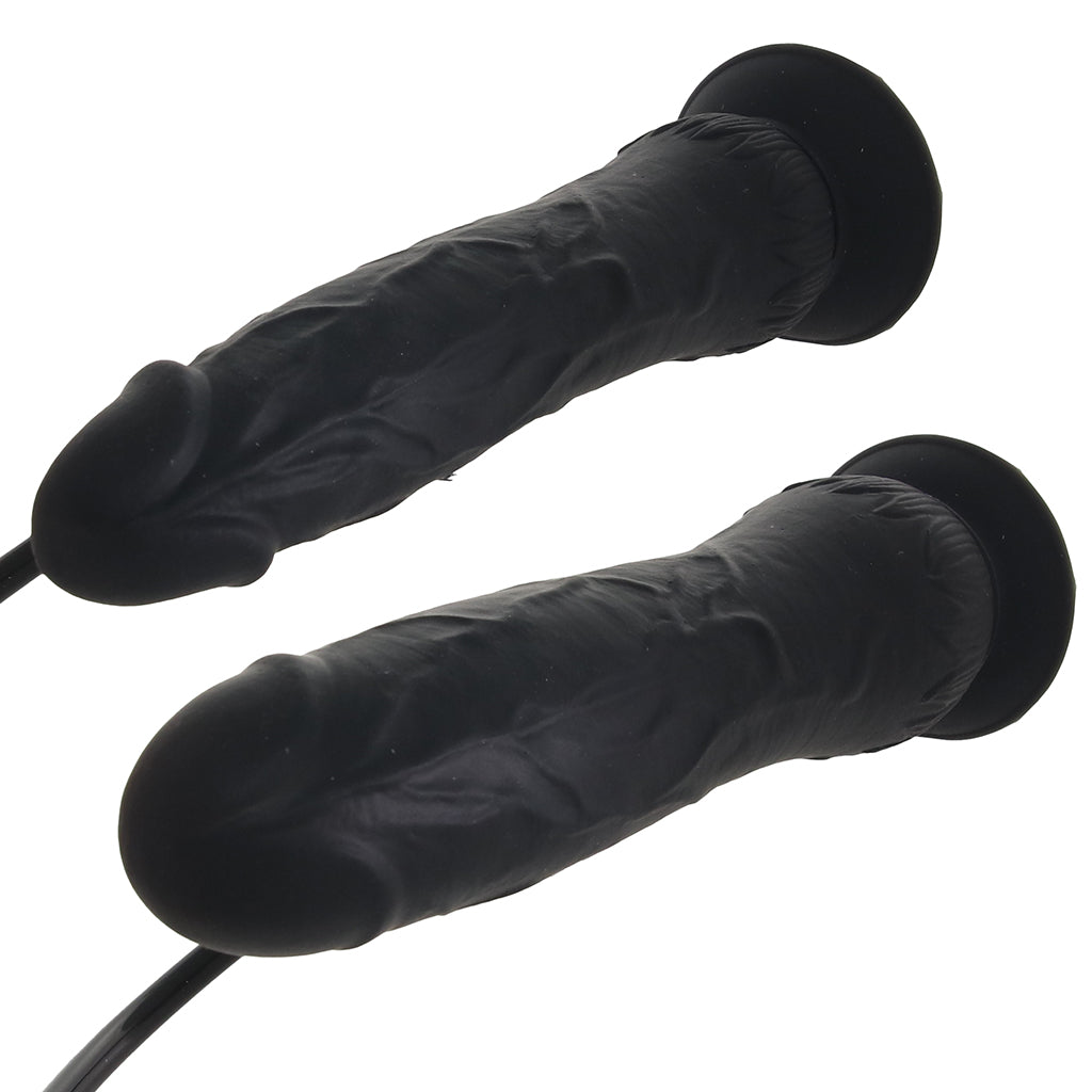 Size Up 7.5 Inch Silicone Inflatable Dildo