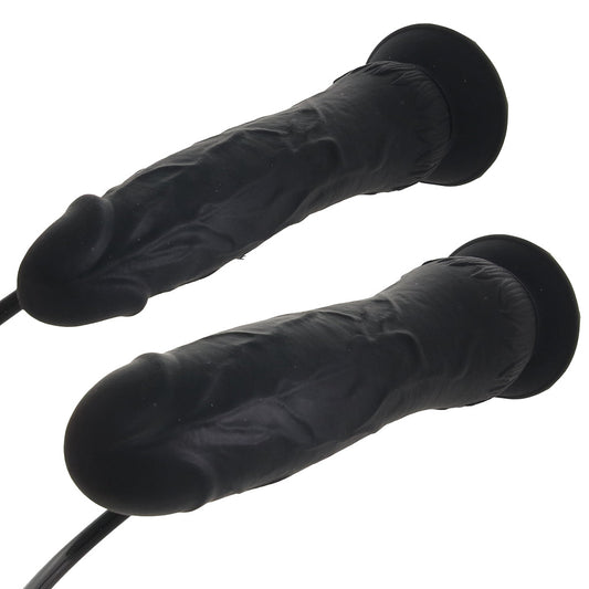 Size Up 7.5 Inch Silicone Inflatable Dildo