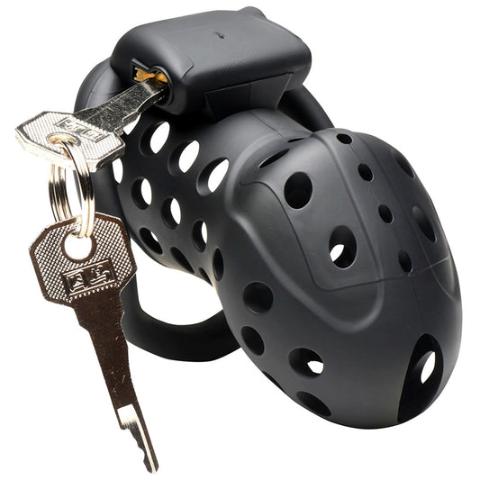 Master Series Lockdown Chastity Cage: Ultimate Surrender & Unyielding Control