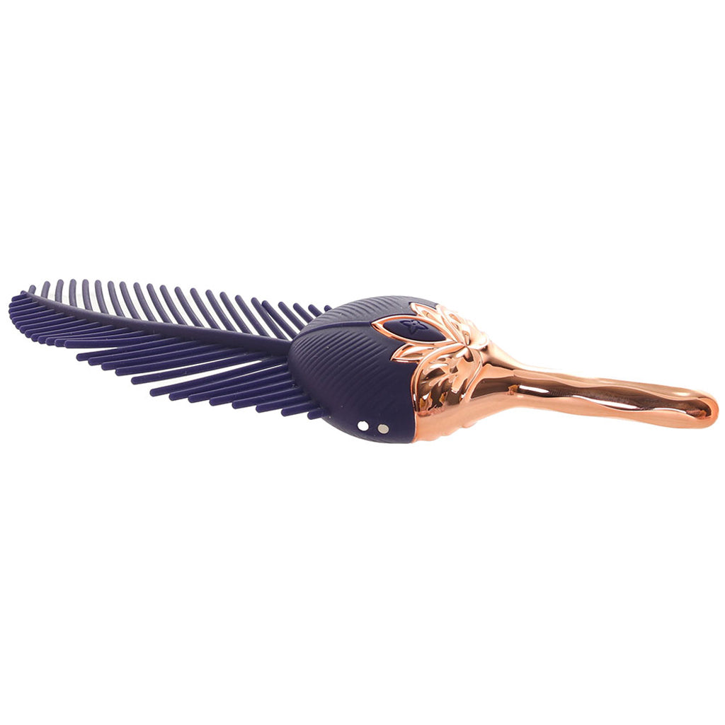 Master Series Master Series The Tickler Silicone Feather Vibe - Vibrators - HoneyHugs Canada (View 3)