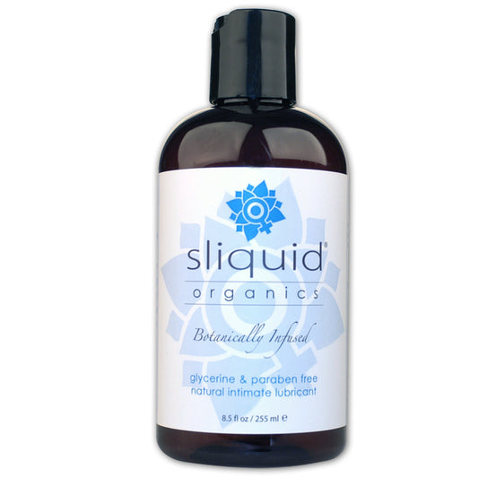 Sliquid Organics Natural: Luxurious, Pure & Vegan Water-Based Lubricant (8.5oz)