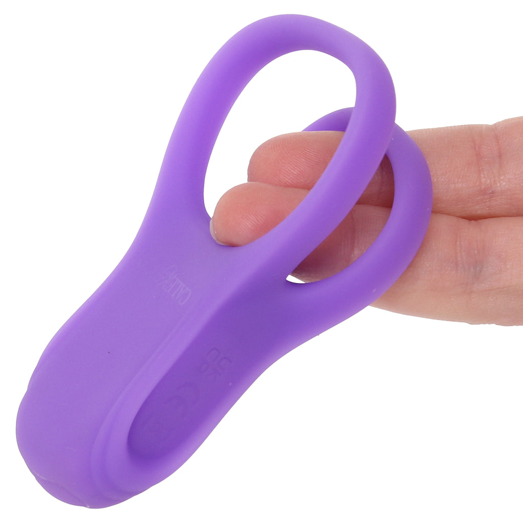 CalExotics Basic Essentials Dual Support Vibrating Cock Ring - Vibrators - HoneyHugs Canada (View 8)