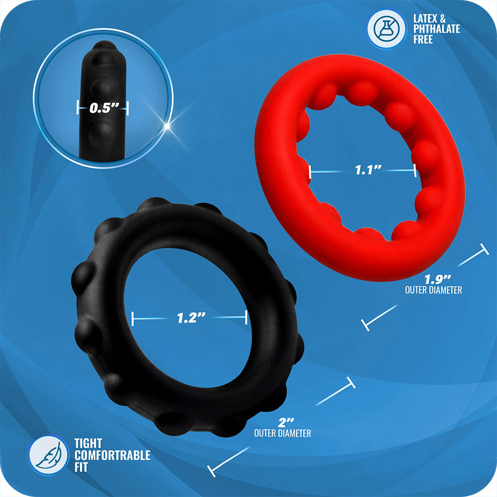 Jock Weighted Silicone C-Ring Set