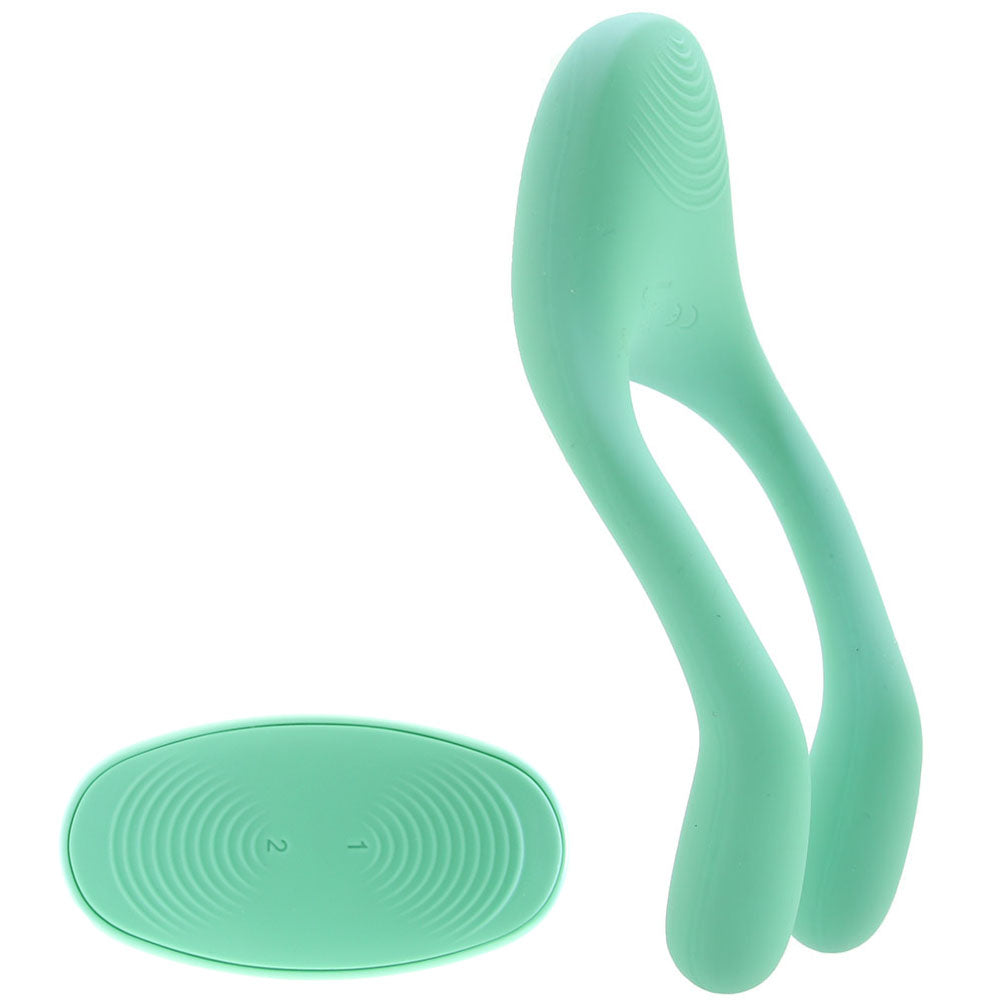 Tryst V2. Multi-Erogenous Silicone Vibe in Mint