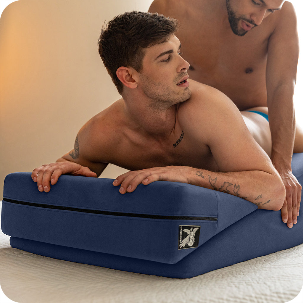 Liberator Velvet Blue Wedge & Ramp Combo: Unrivaled Support for Exquisite Intimacy