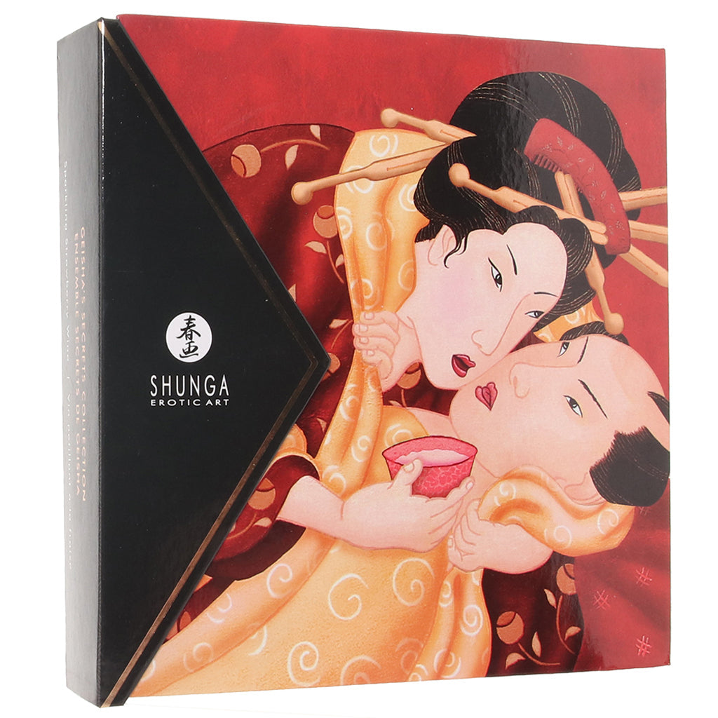 Shunga Geisha's Secret Strawberry Kit: An Exquisite 5-Piece Sensual Journey