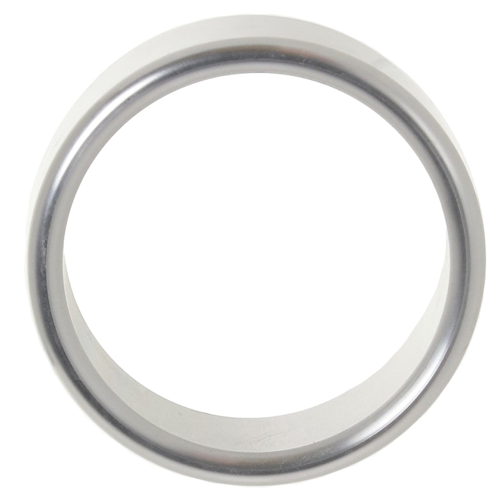 Rock Solid The Brushed Alloy Cock Ring in Large