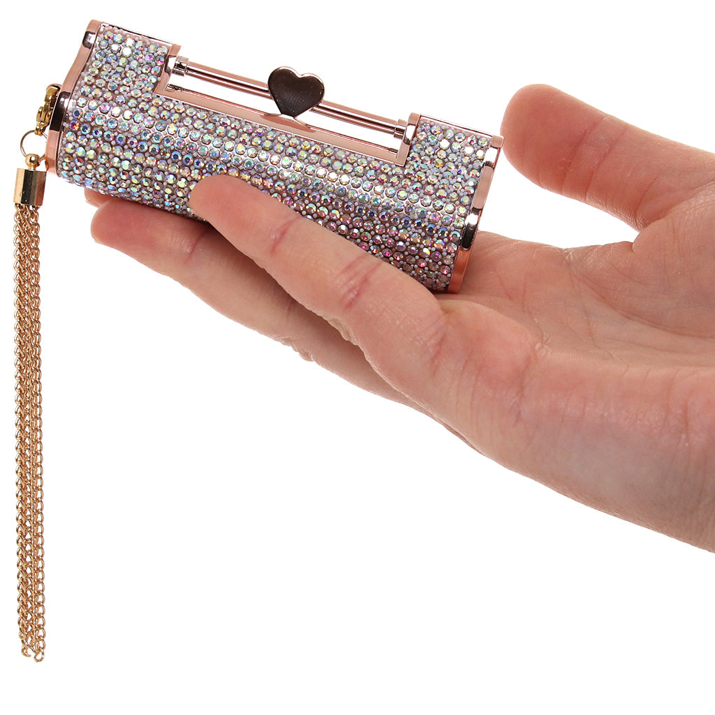 Loveline Loveline Diamond Lipstick Vibe with Attachments - Vibrators - HoneyHugs Canada (View 4)
