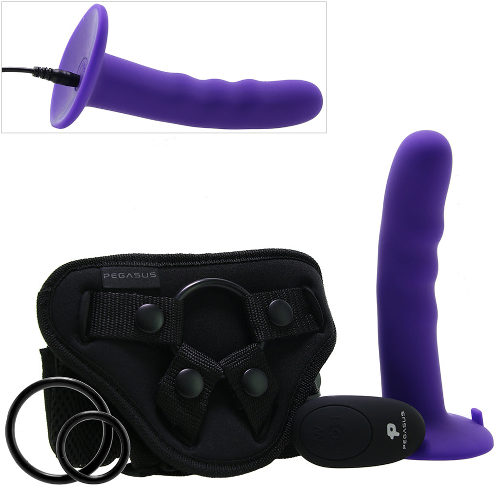 Pegasus Pegasus Curved Wave 6 Inch Vibrating Pegging Set - Vibrators - HoneyHugs Canada (View 3)