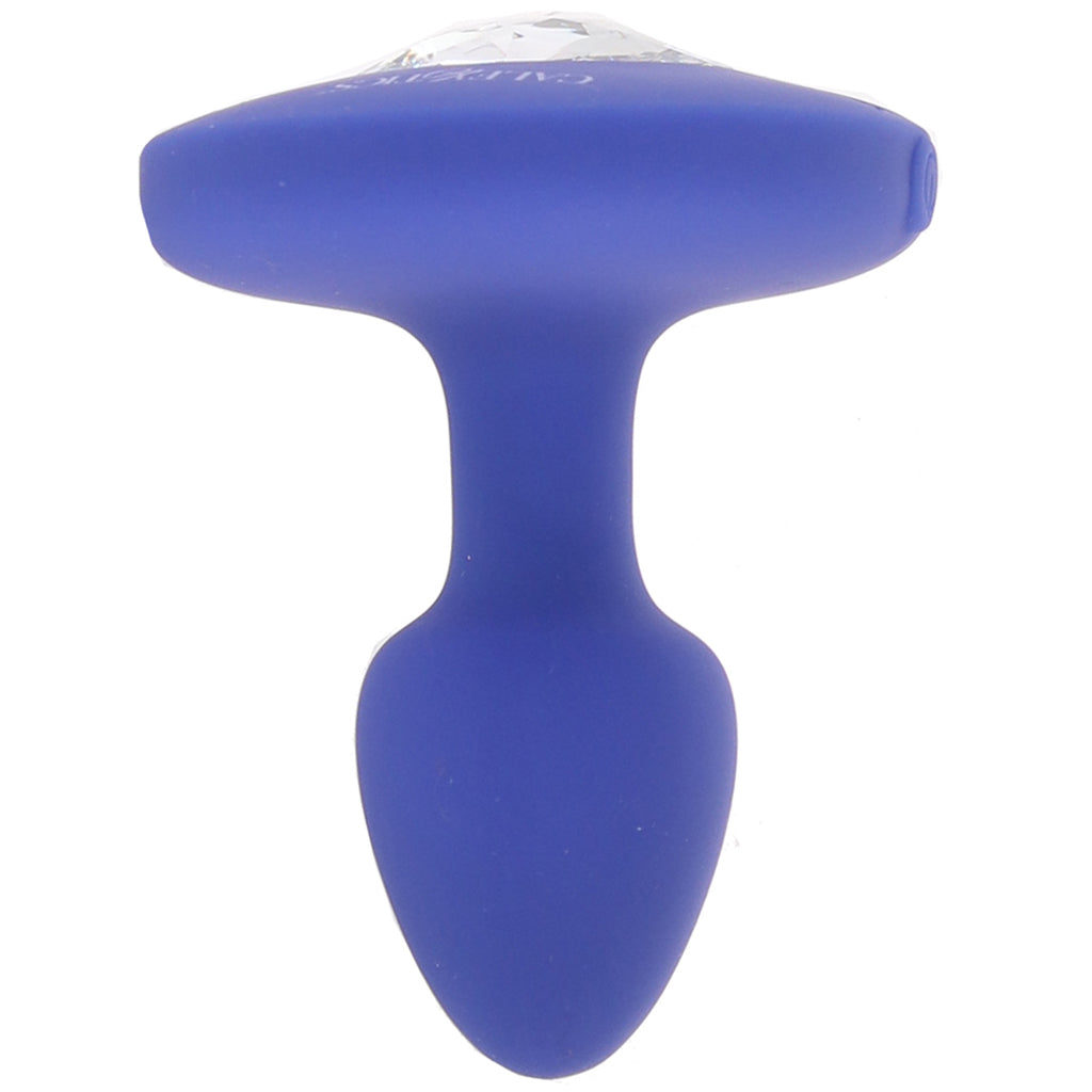 CalExotics Cheeky Gems Small Vibrating Probe in Blue - Vibrators - HoneyHugs Canada (View 3)