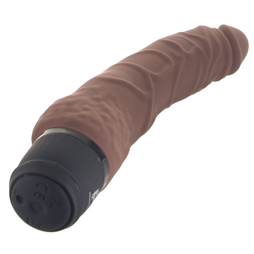 Power Cocks PowerCock 7 Inch Realistic Vibe in Brown - Vibrators - HoneyHugs Canada (View 5)