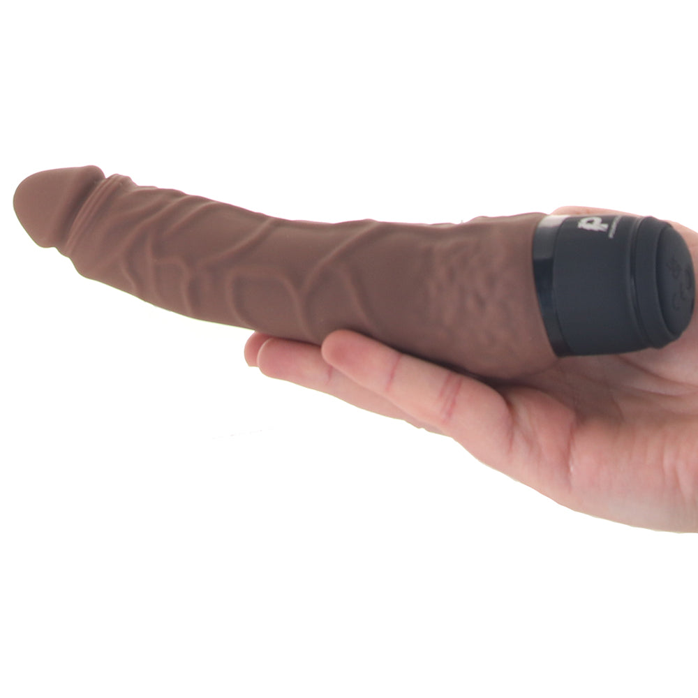 Power Cocks PowerCock 7 Inch Realistic Vibe in Brown - Vibrators - HoneyHugs Canada (View 4)