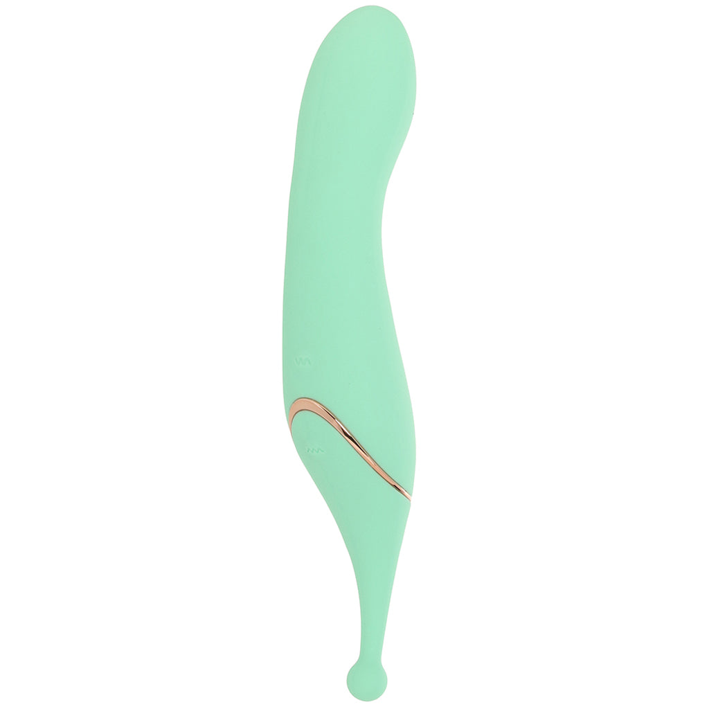 Blush Stella Dual Ended Stimulator Vibe in Green - Vibrators - HoneyHugs Canada